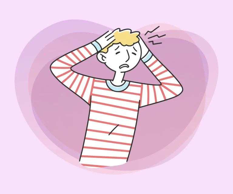 Young man suffering from depression